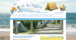 Desktop Screenshot of camping-le-bois-collin.com
